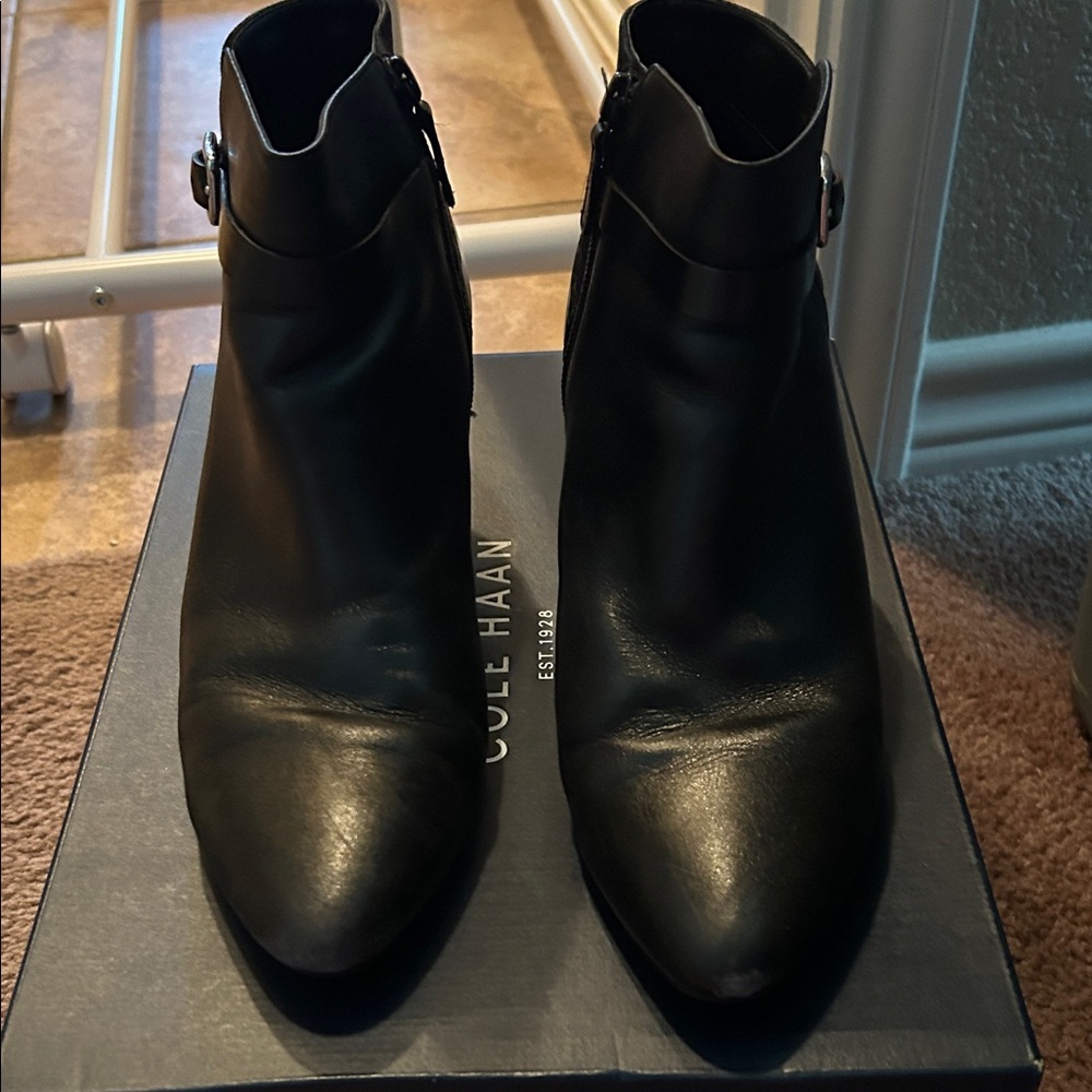 Cole Haan Women's Black Ankle Booties